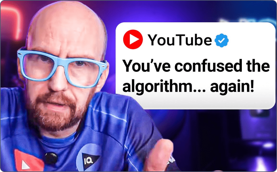 Image: You've confused YouTUbe algorithm