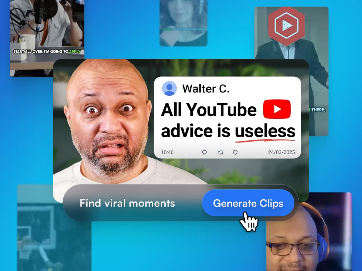 Create video clips in seconds