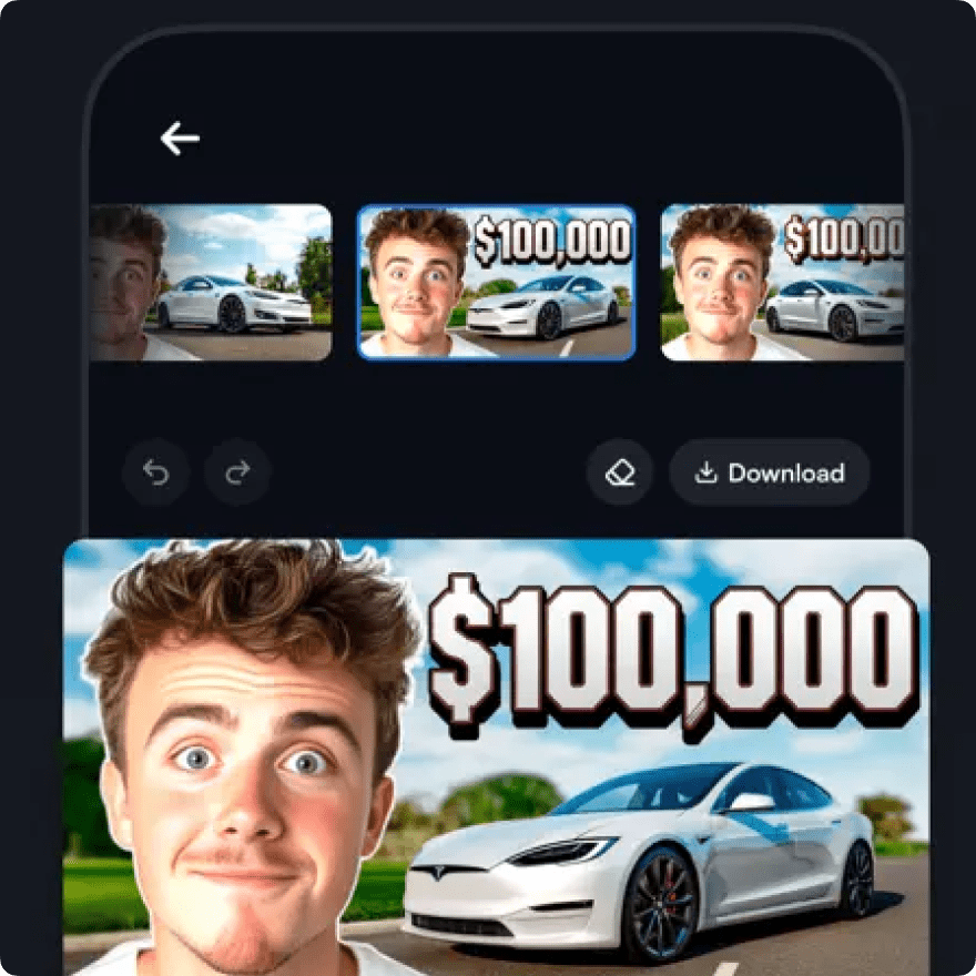 Image: Thumbnails vidIQ Feature